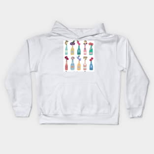 champagne bottle Kids Hoodie